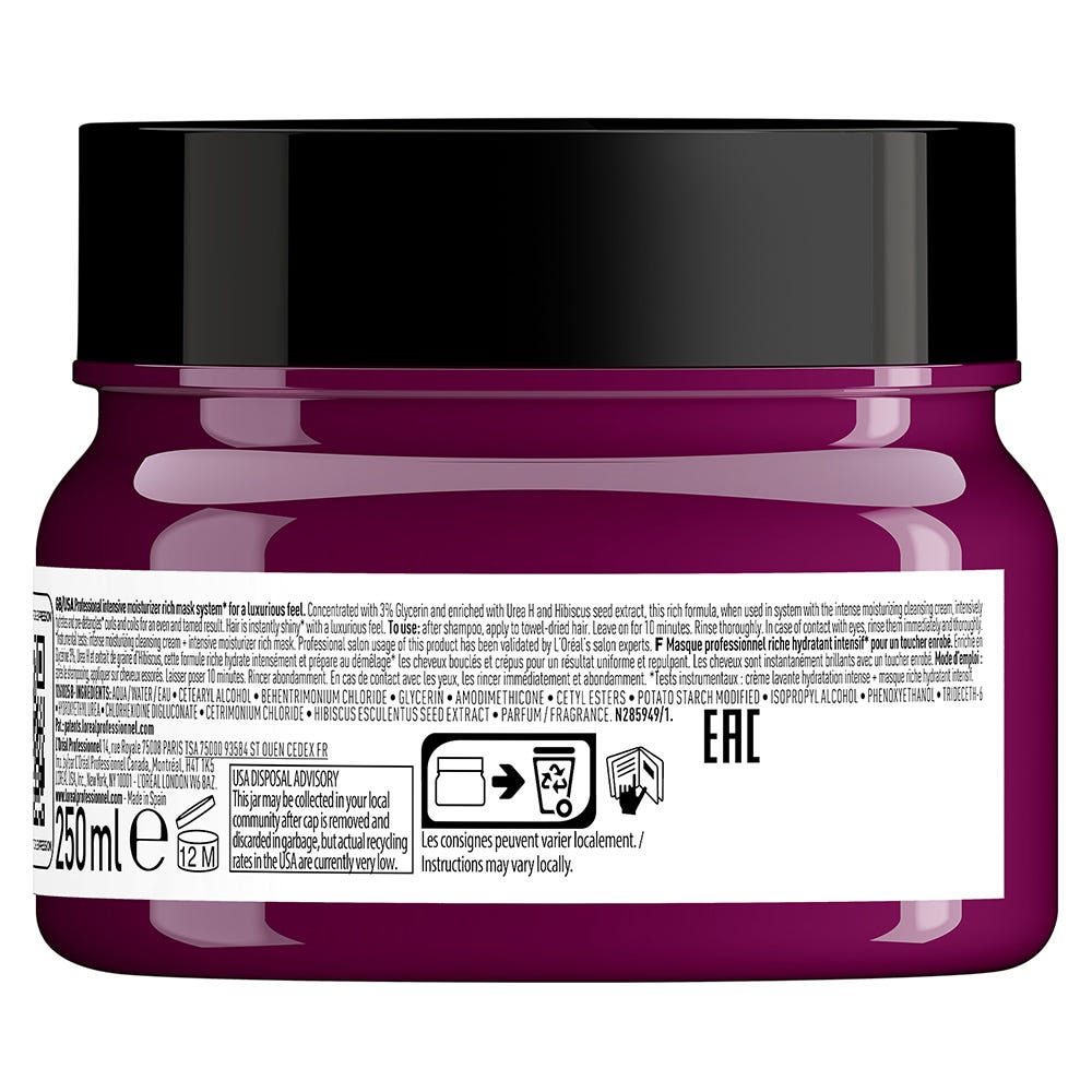 L'Oréal Professionnel Paris Curl Expression Intensive Moisturizer Mask Rich 250 ml