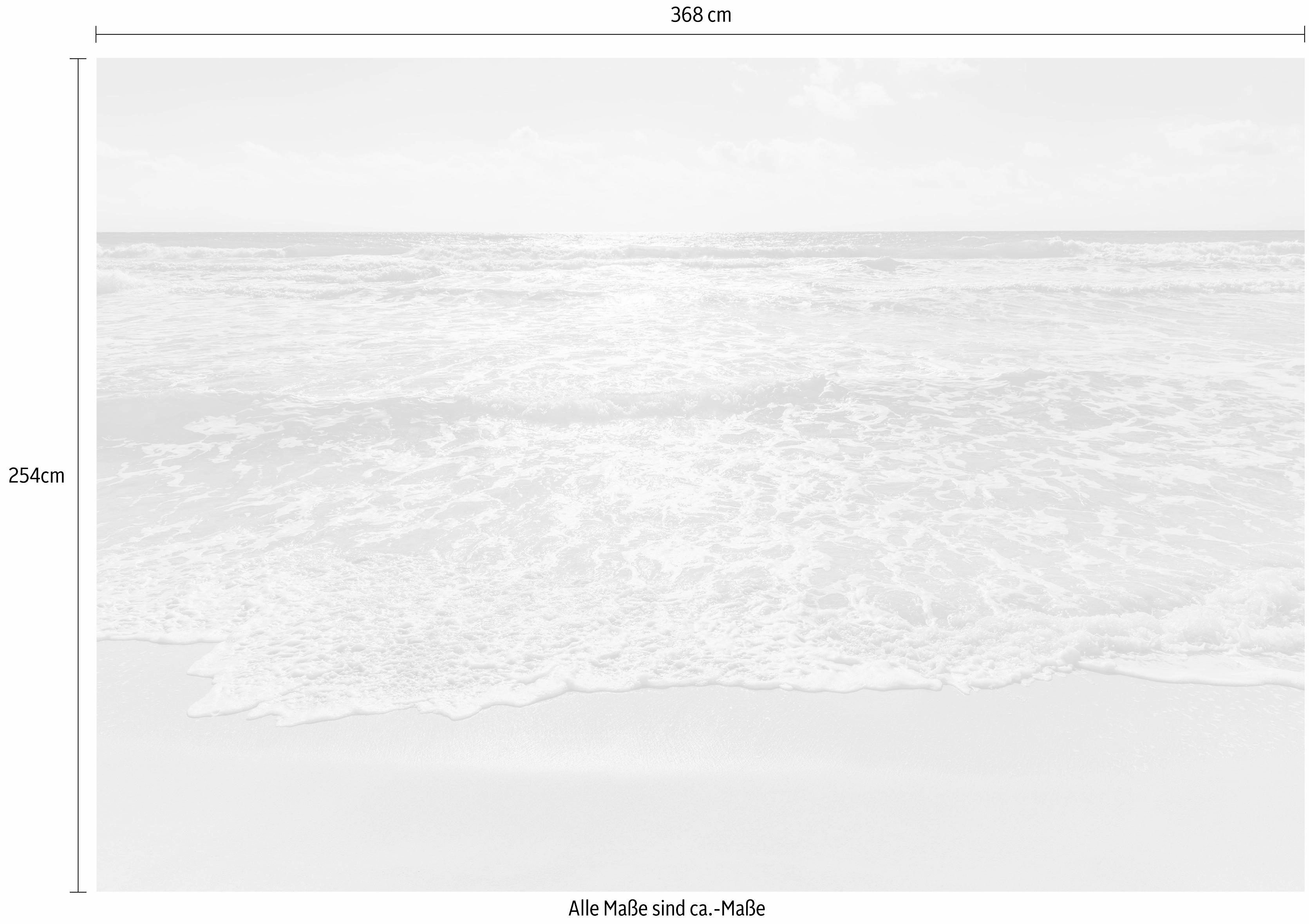 Komar Fototapete Seaside, 368x254 cm (Breite x Höhe), inklusive Kleister