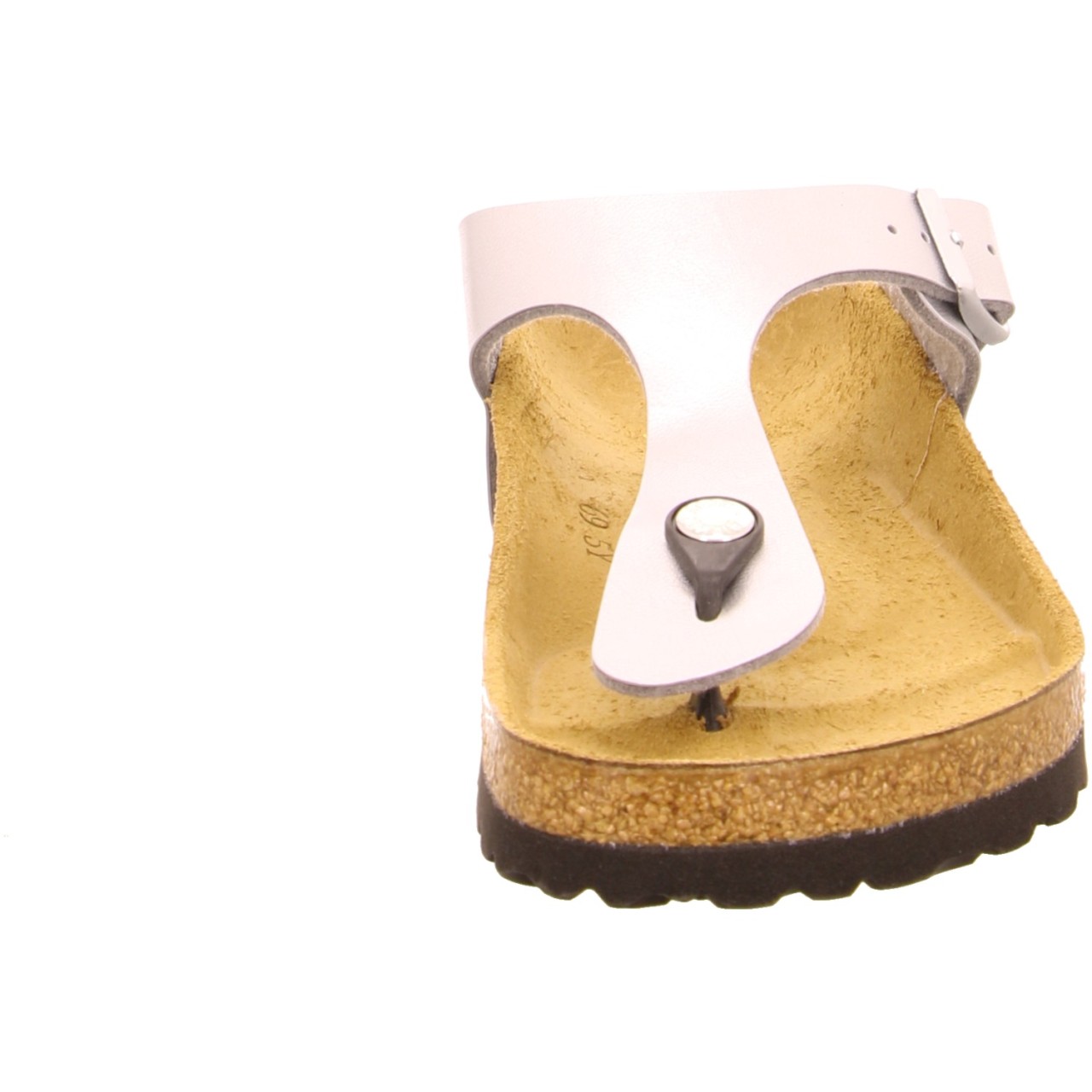 BIRKENSTOCK Zehentrenner silber Gizeh