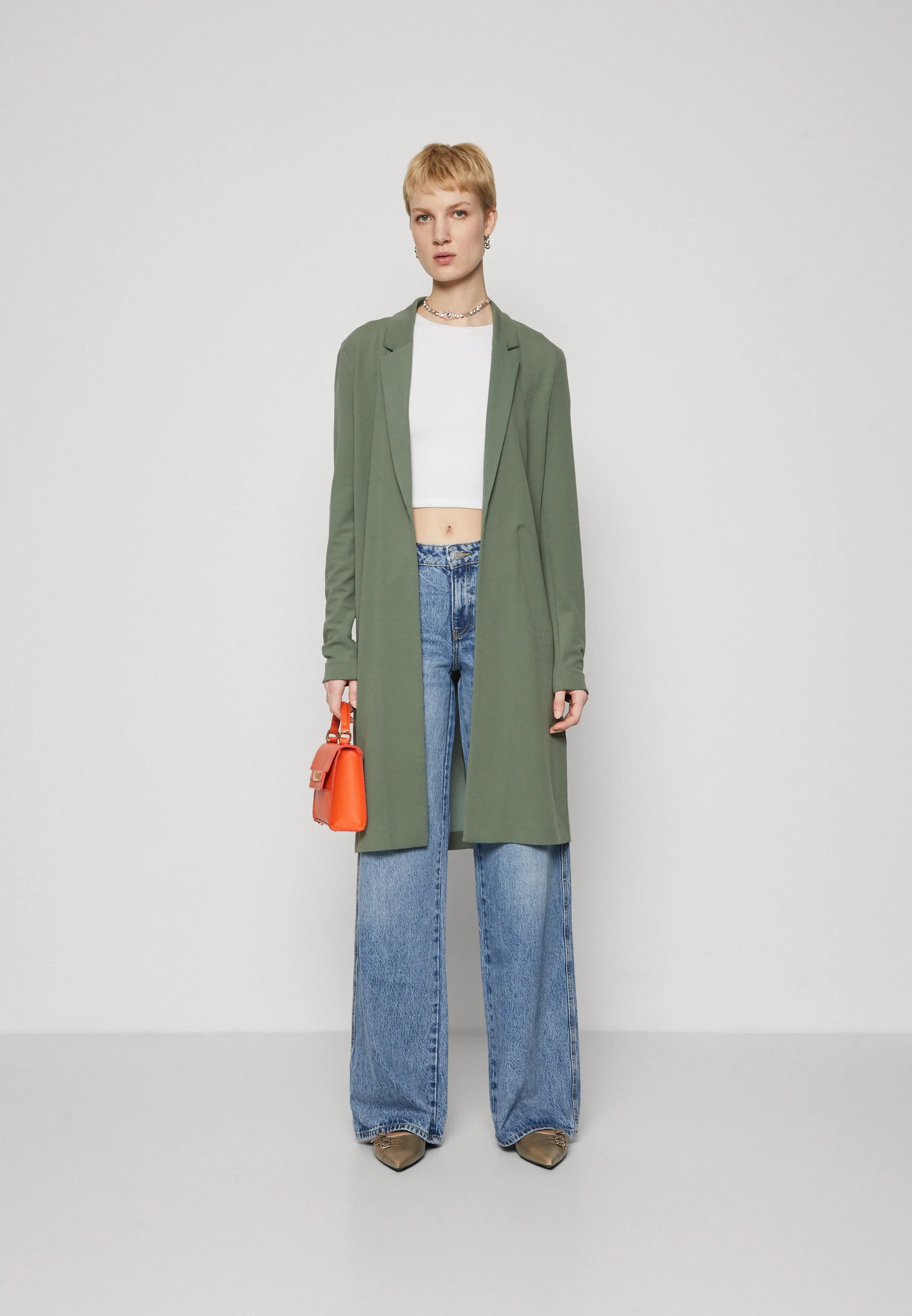 Vero Moda Tall VMLIVA LONG TIE - Abrigo clásico
