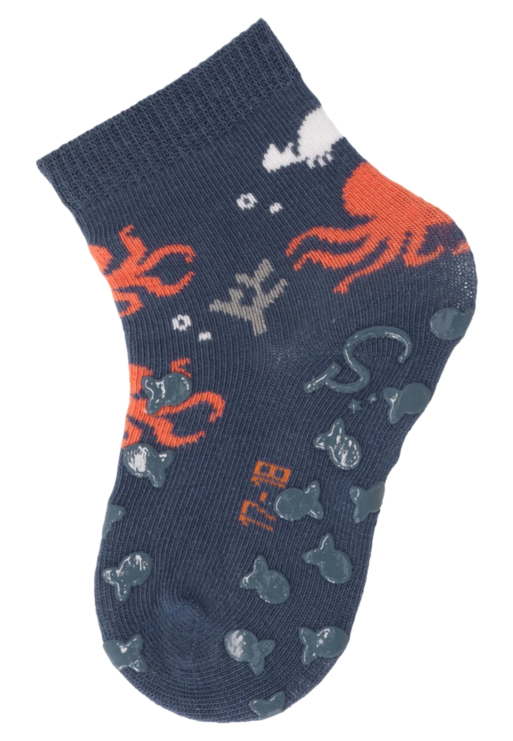 ABS Krabbelsocken im 2er Pack mit Motiv Wal