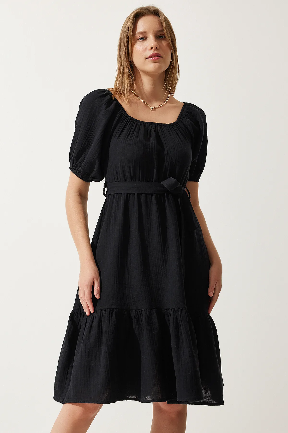Happiness İstanbul  Kleid - Schwarz - A-Linie