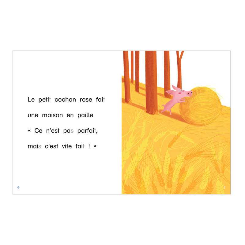 Livre Je rentre en CP, Les trois petits cochons - Flammarion