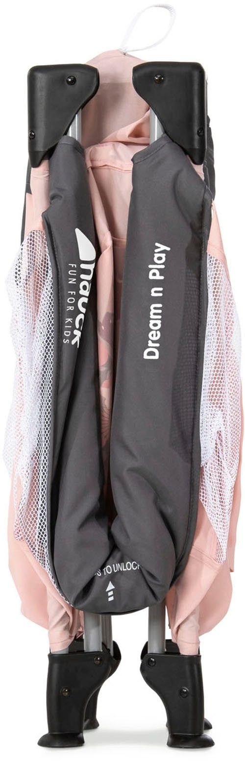 Hauck Baby-Reisebett Dream N Play - Minnie Sweetheart, inkl. Transporttasche