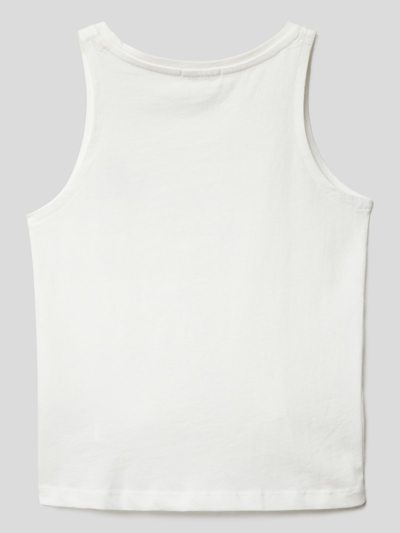 Tanktop mit Print in weiß