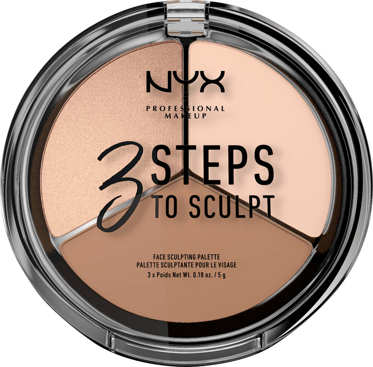 Contouringpuder 3 Steps to Sculpt Fair 01, 15 g