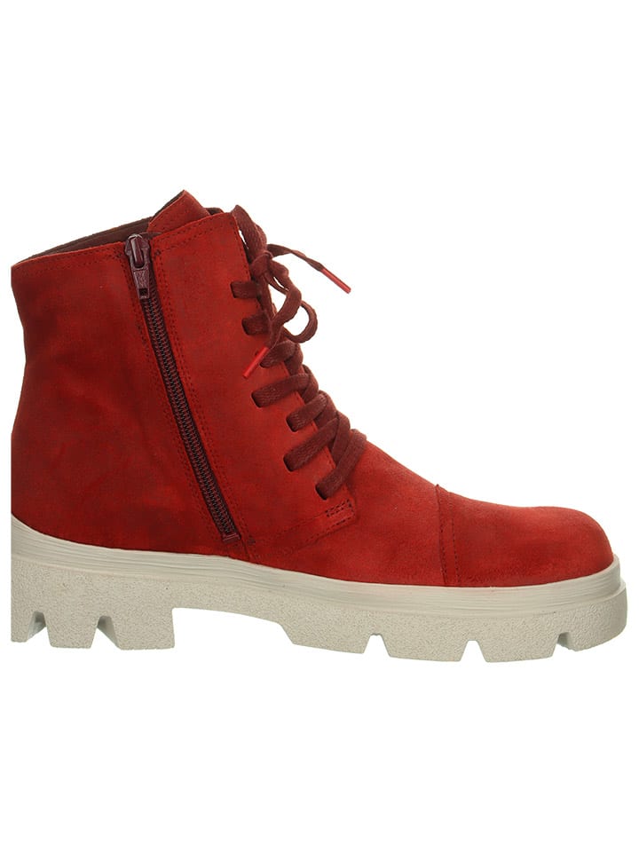Think! Leder-Boots in Rot günstig kaufen