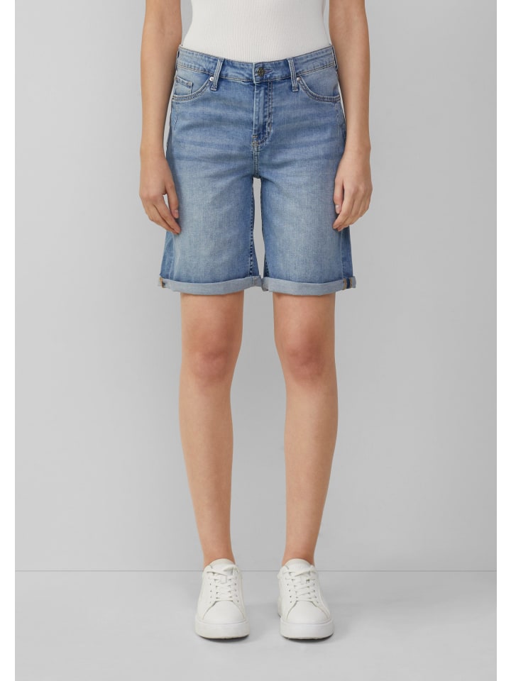 s.Oliver Jeans-Hose kurz in Blau günstig kaufen