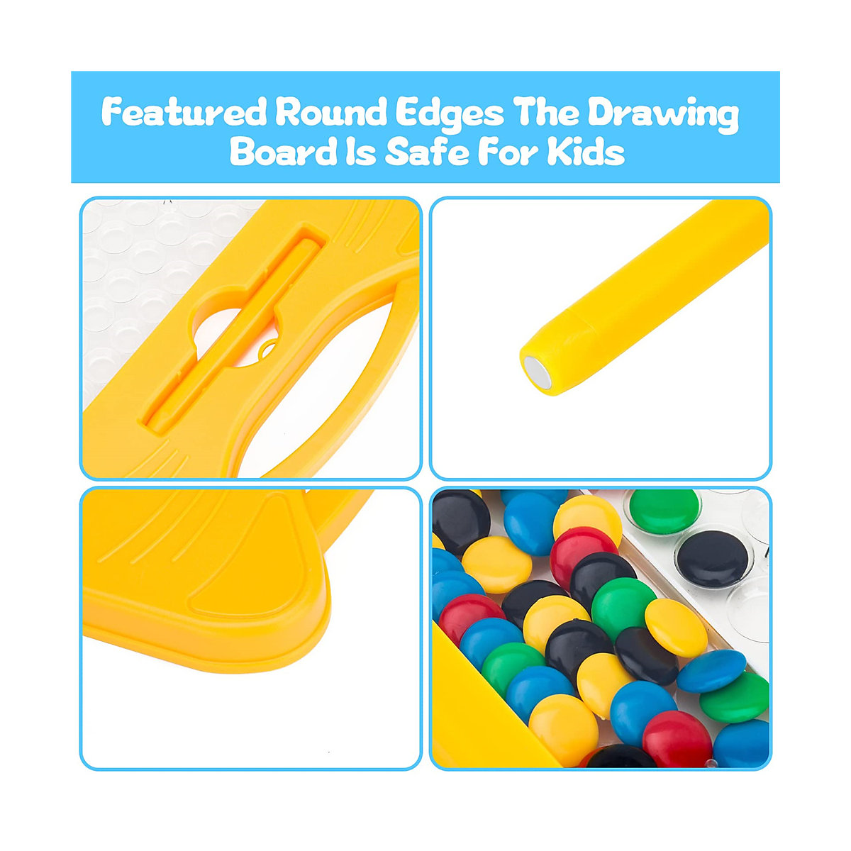 frler Magnetische Zeichentafel mit 60 Perlen Montessori Spielzeug Mitbringsel für Kinder