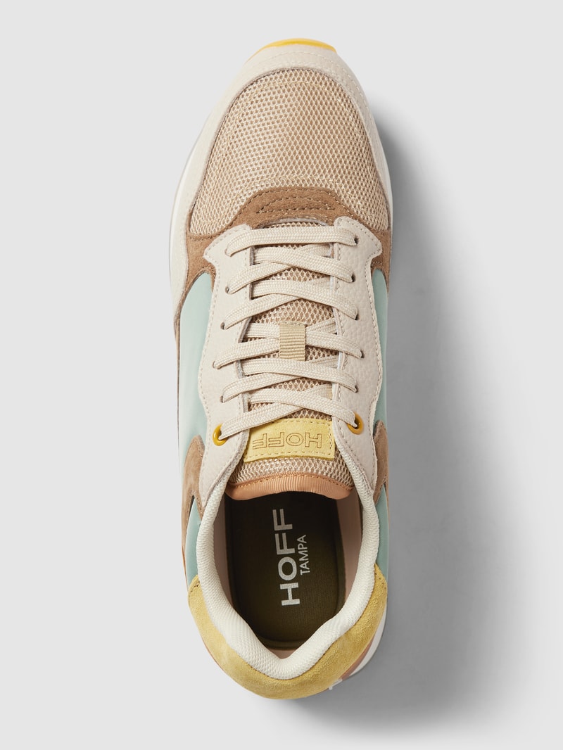 Sneaker im Colour-Blocking-Design Modell 'TAMPA' in beige