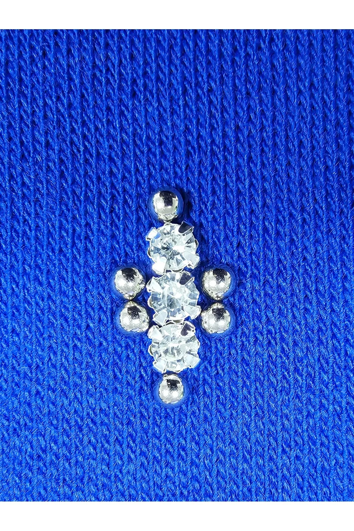 Modamorfo  Strickanzug mit Halbhalsausschnitt und Steindetail