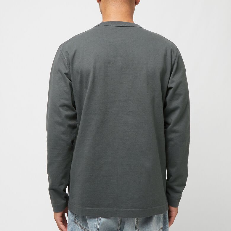 Norse Projects Holger Relaxed Organic Heavy Tab Series LS T-Shirt grau