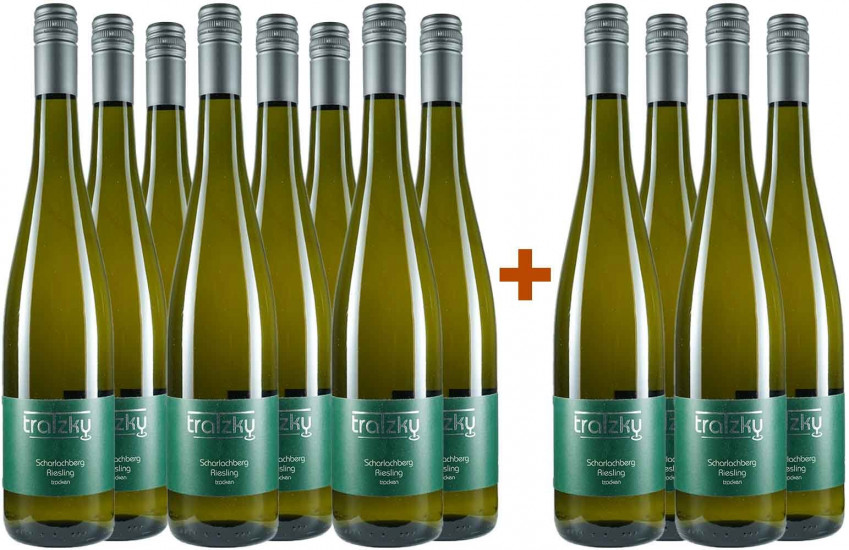 8+4 Paket Scharlachberg Riesling trocken - Weingut Tratzky