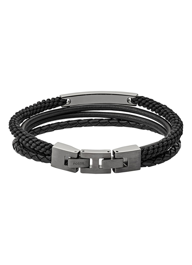 Fossil  Armband van leer JF03185793