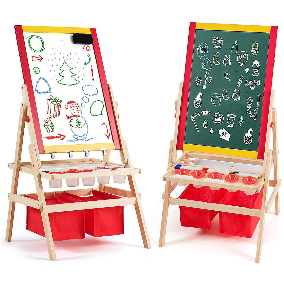 Kindertafel Holztafel Standtafel höhenverstellbar