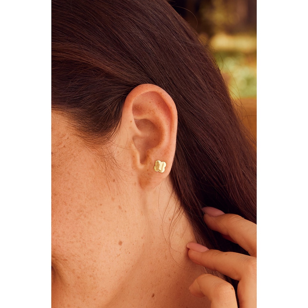 caï Boucles d'oreilles à fermoir à poussette 925 Argent Boucles d'oreilles