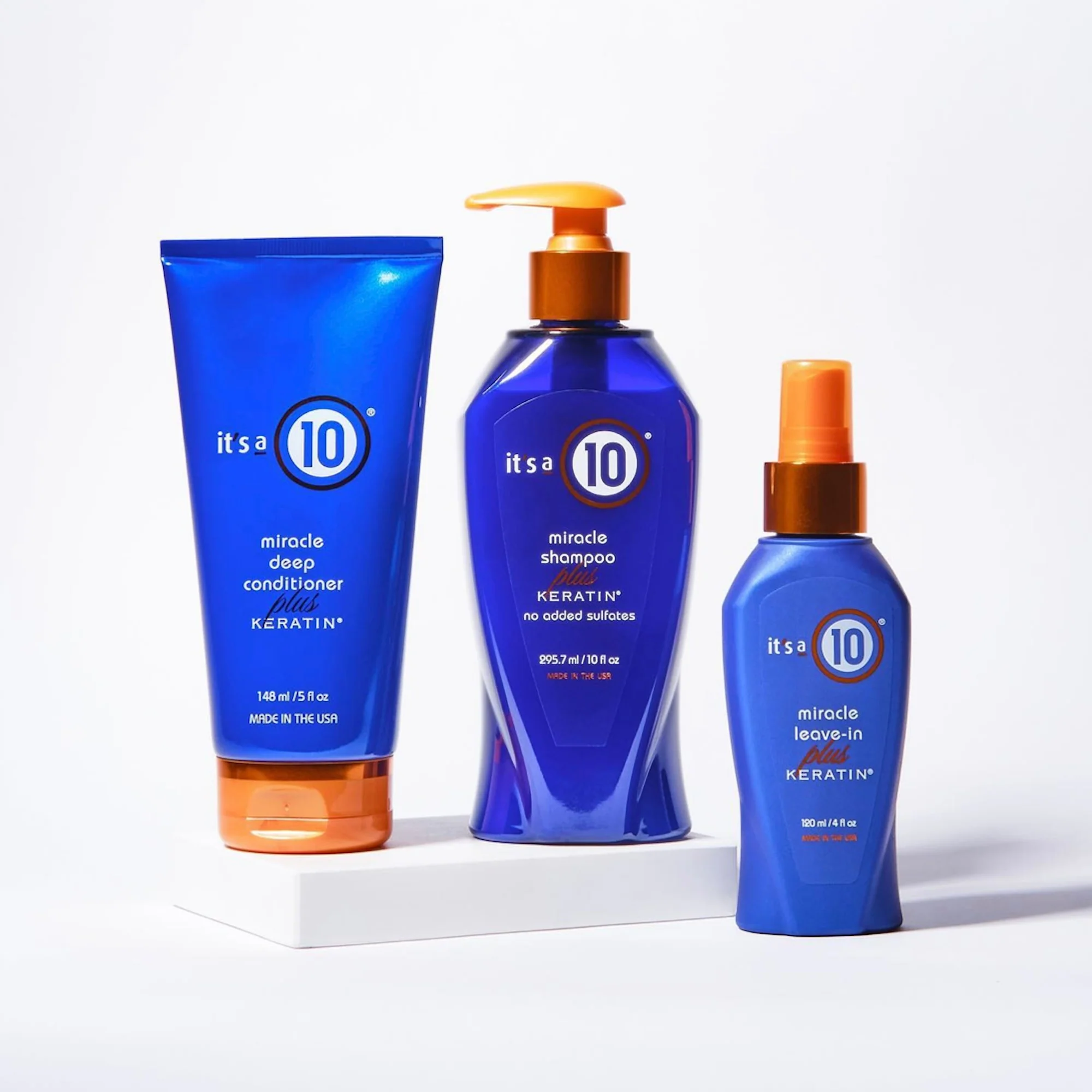 Keratin Collection Miracle Leave-in Plus Keratin - Nem kiöblítendő balzsam hajra, szerkezetátalakításra és regenerálásra
