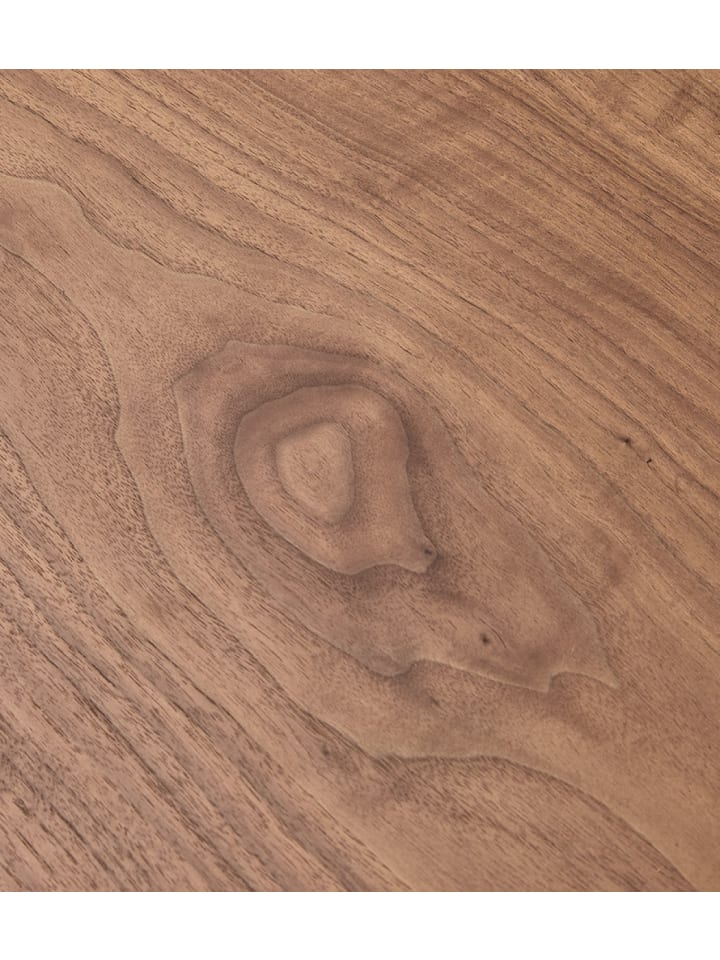KADIMA DESIGN Runder Esstisch aus Walnussfurniertem Holz | Nordischer Stil in Braun günstig kaufen onesize