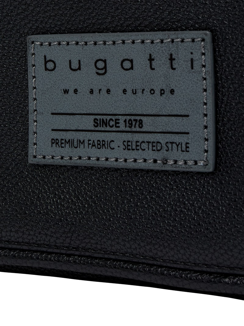 Messenger Bag mit Multimediafach Modell 'Moto' in schwarz