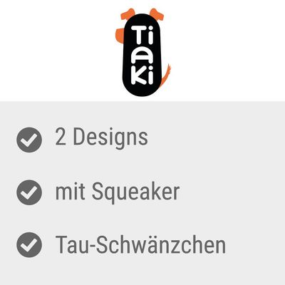 TIAKI Hundespielzeug Weihnachtshund