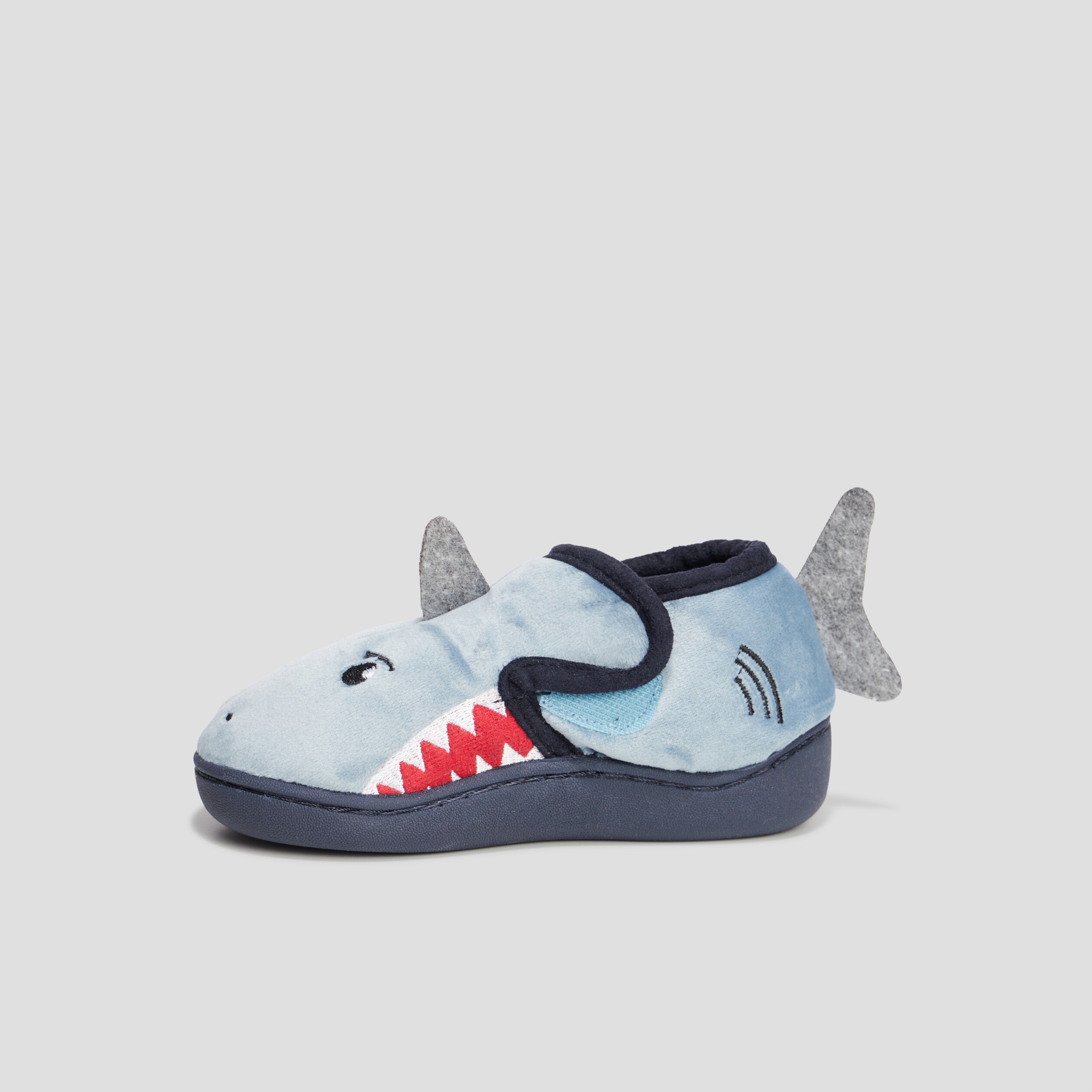 Chaussons sans gêne gris garçon | La Halle