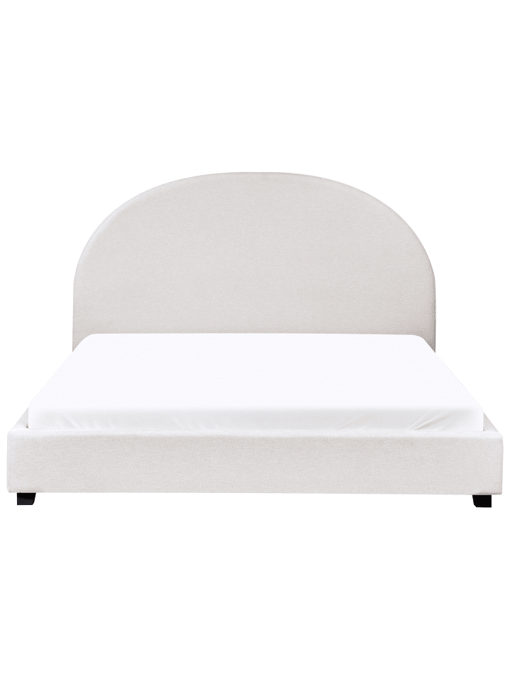 Beliani Doppelbett VAUCLUSE in Weiß - (W) 174 x (H) 112 x (L) 214 cm günstig kaufen onesize