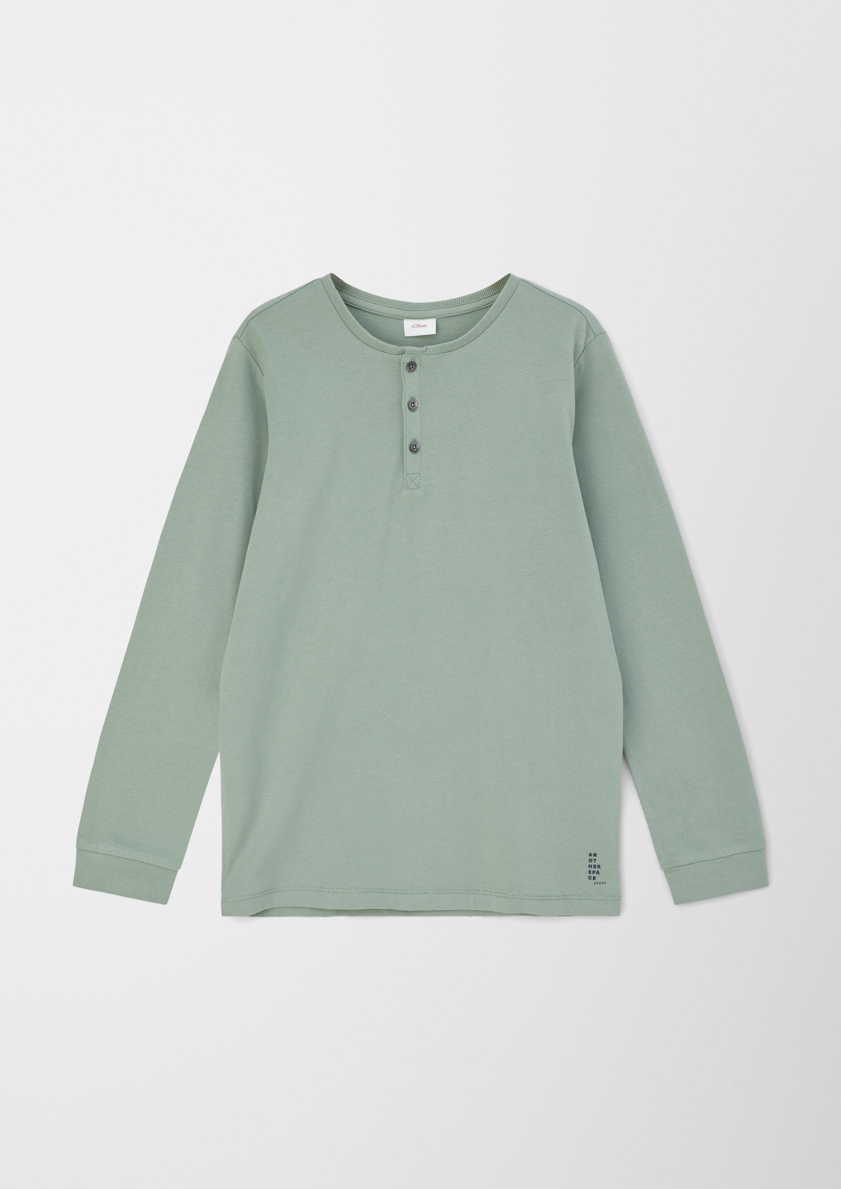 Longsleeve mit Henleyausschnitt  2123065-7223