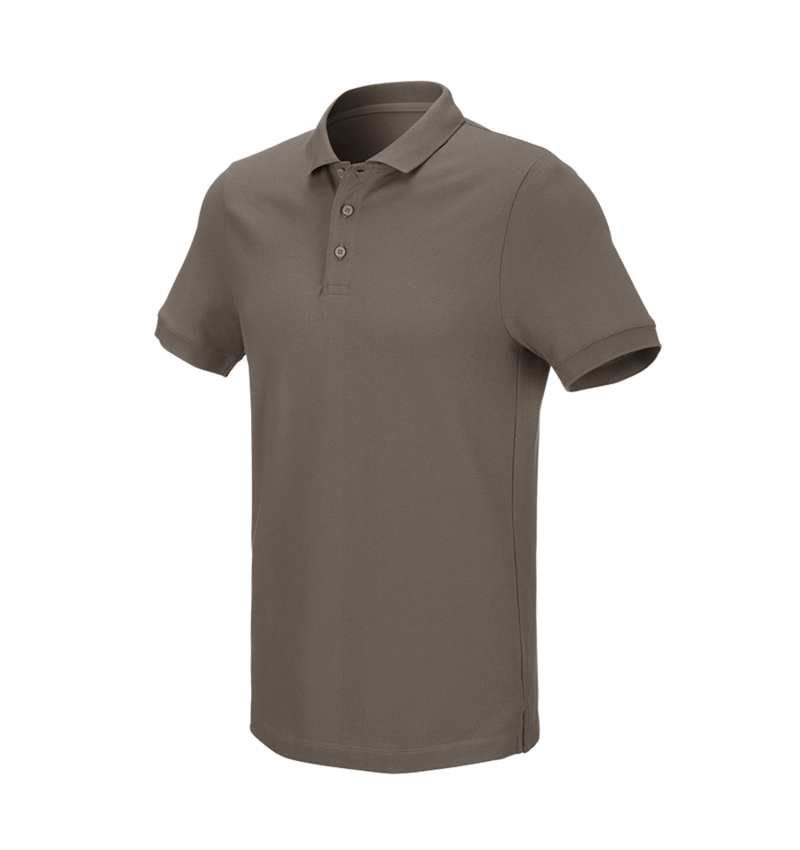 e.s. Piqué-Polo cotton stretch