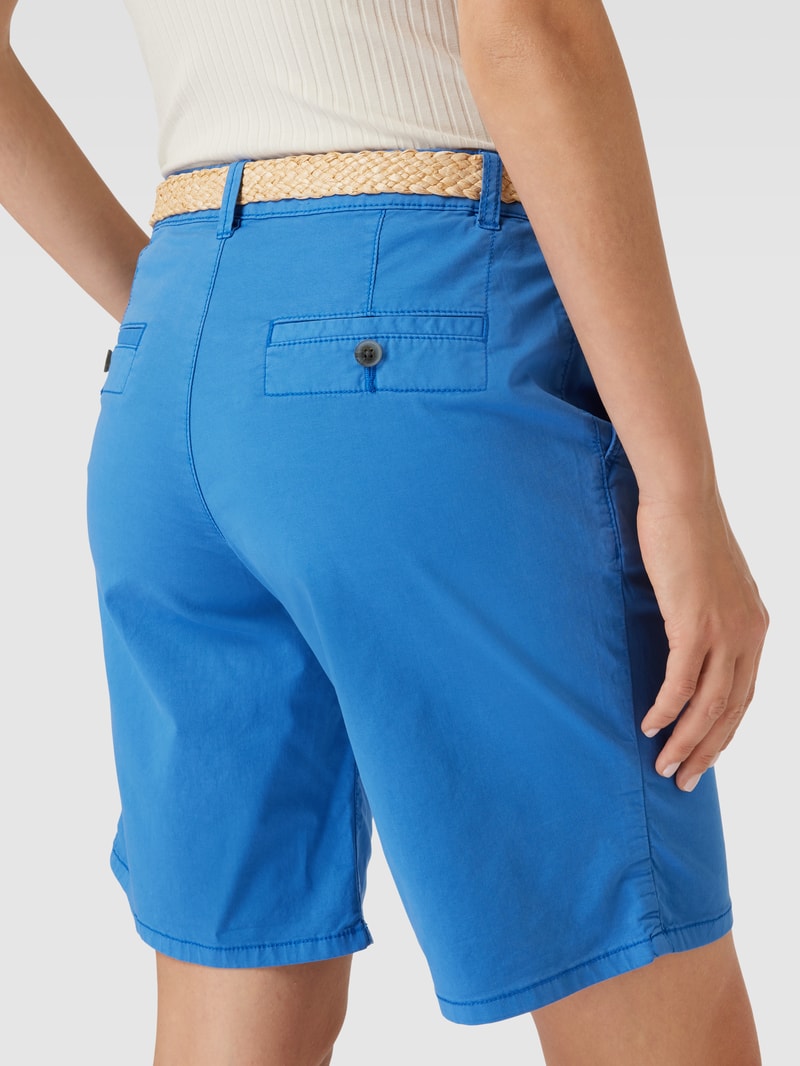 Bermudas mit Gürtel in royalblau