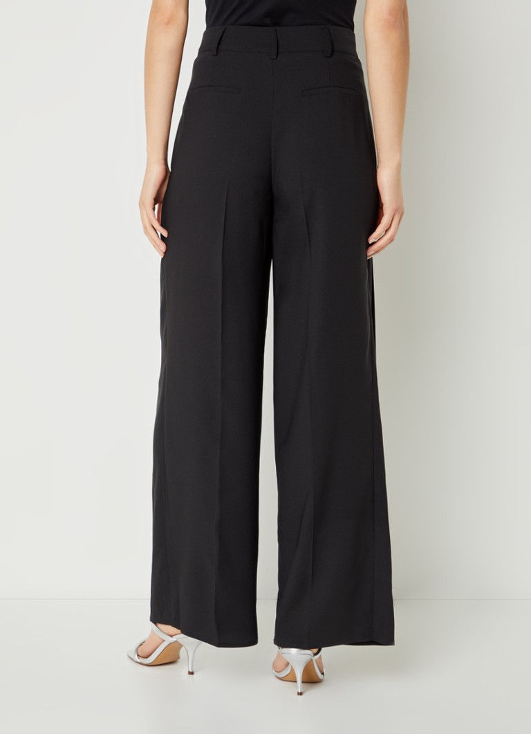 Pantaloni plisați cu talie înaltă și croi larg Ba&sh Miley
