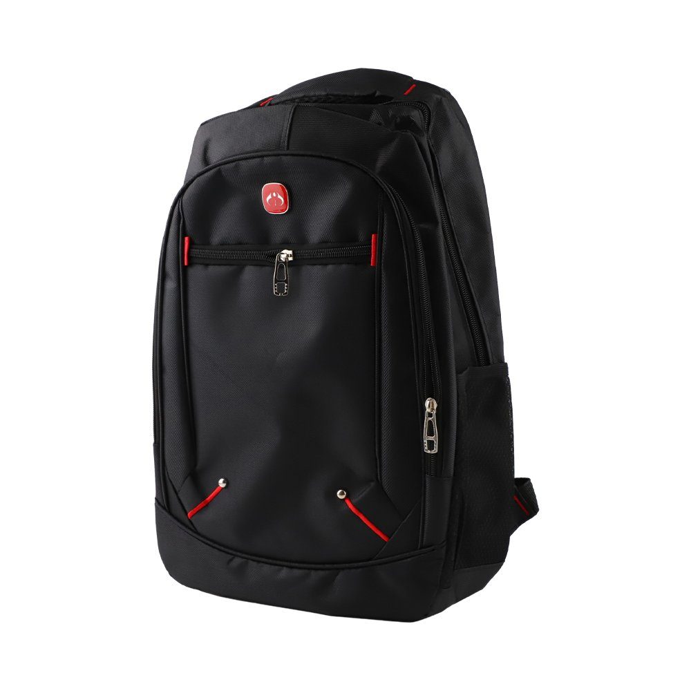 Bedee Rucksack Rucksack Herren 30L Damen Wasserdicht Reiserucksack Schulrucksack, Unisex Backpack für Ausflüge, Uni, Schule, Schwarz