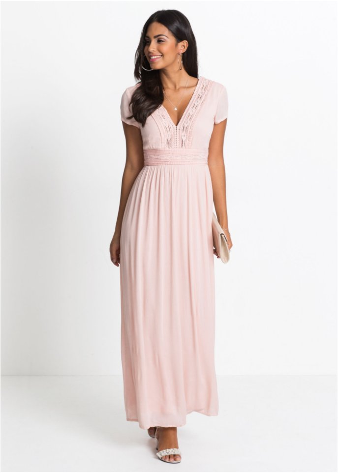 Sommer-Maxikleid mit Spitze