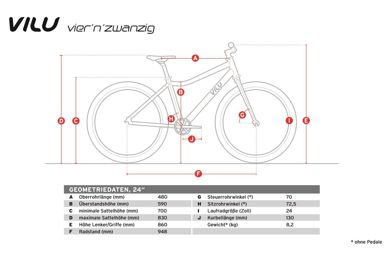 Vilu VIERUNDZWANZIG - 2024 - 24 Zoll - Diamant