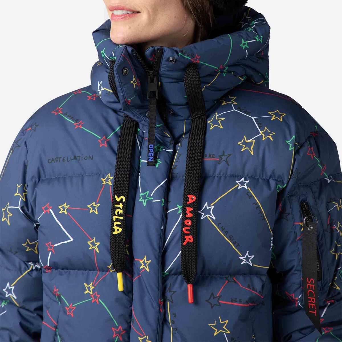 JCC Modul Printed Down Bomberjacke für Damen