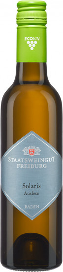 2020 Staatsweingut Solaris Auslese Ökowein: DE-ÖKO-039 edelsüß Bio 0,375 L - Staatsweingut Freiburg