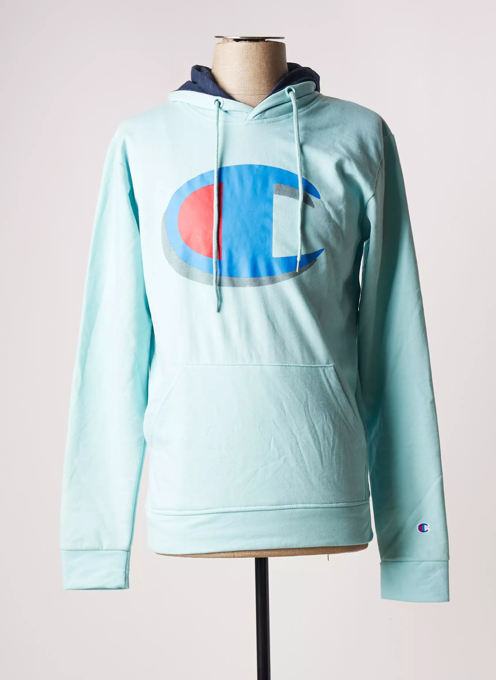 Champion Sweat Capuche Homme couleur bleu