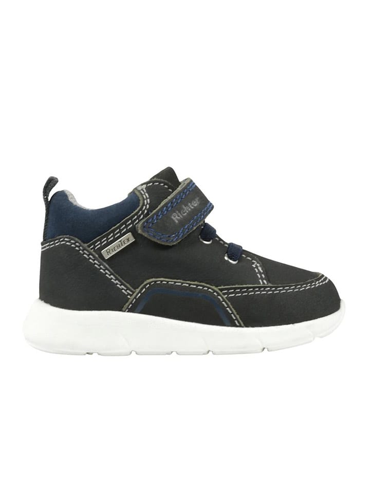 Richter Shoes Leder-Sneakers in Khaki günstig kaufen