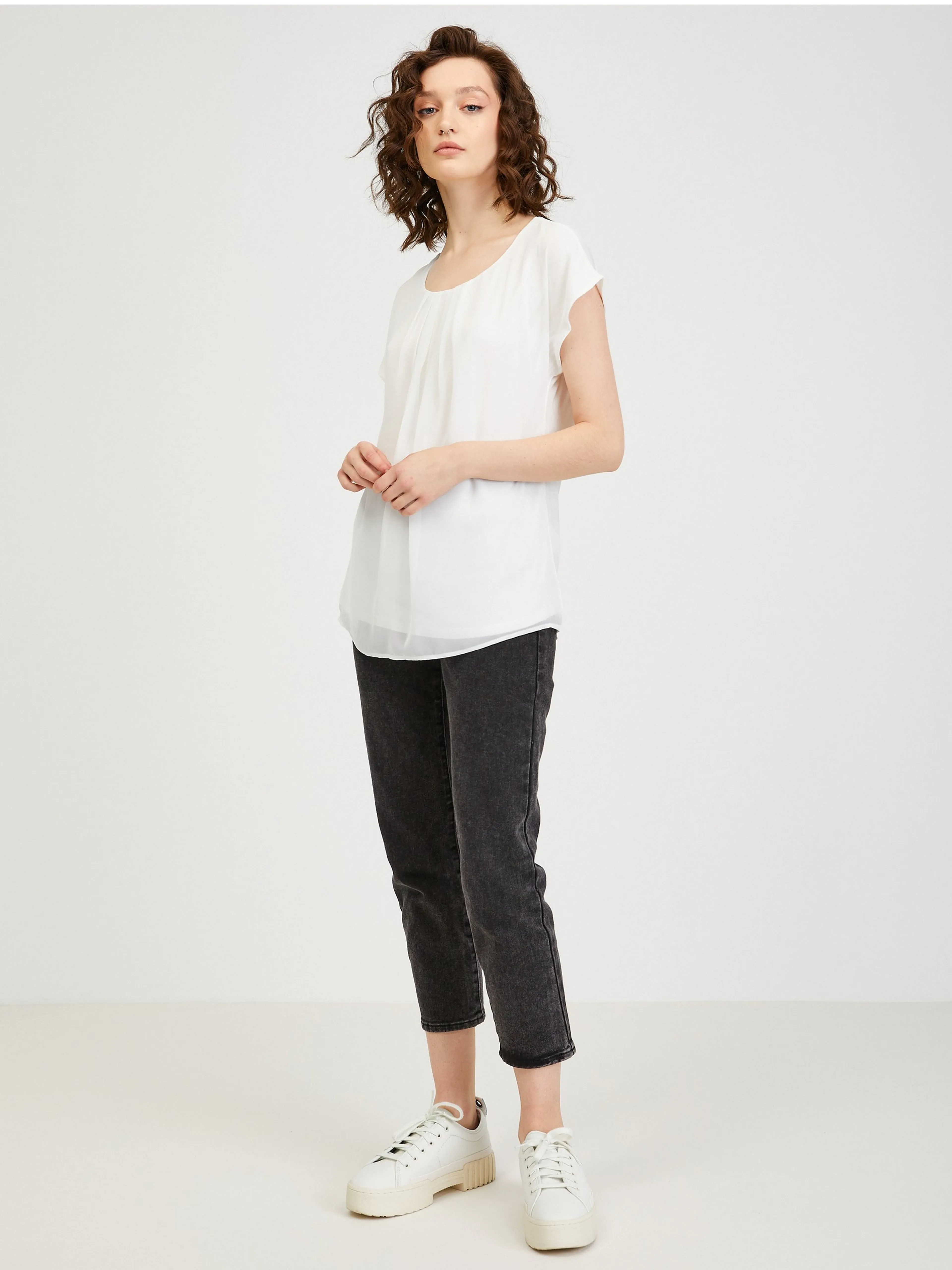 Weiße Bluse ORSAY