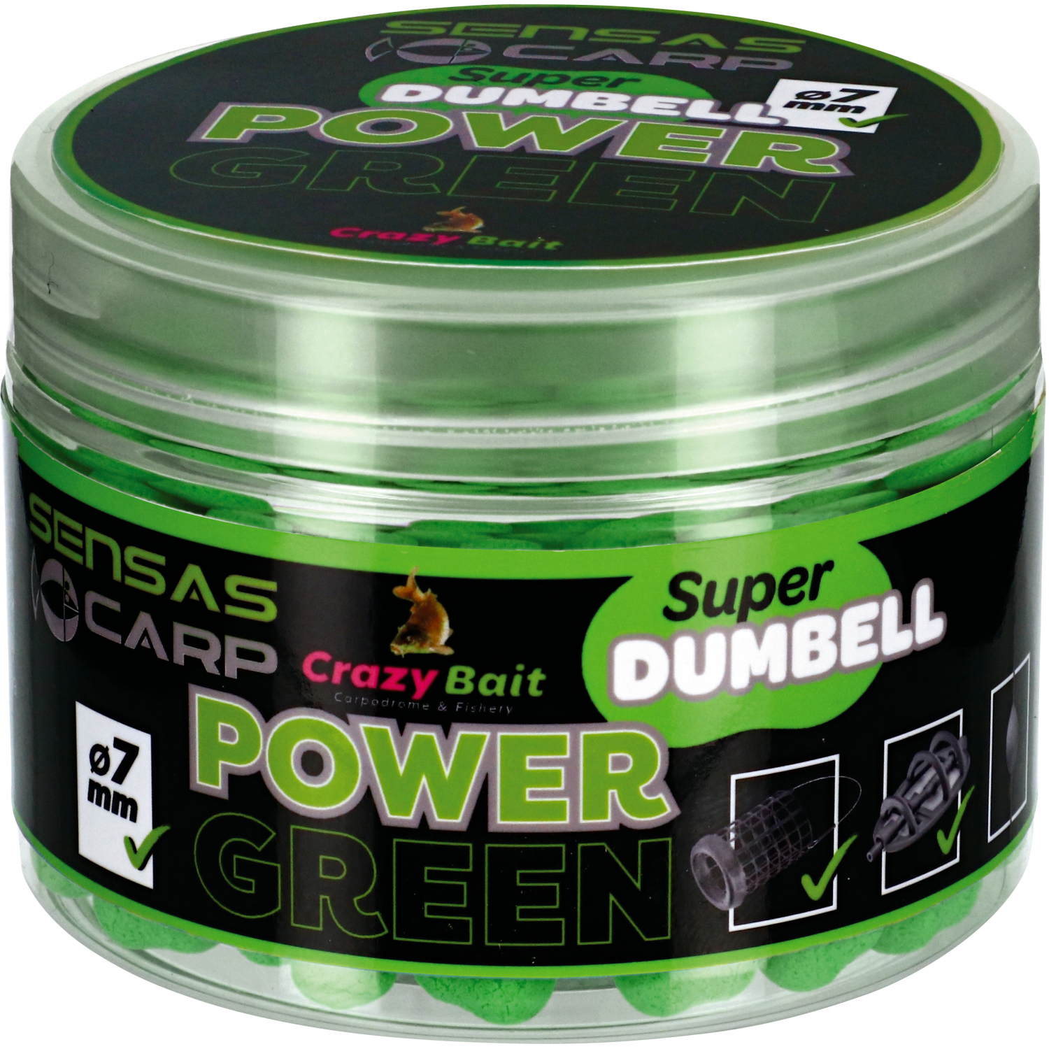 Sensas Hakenköder Super Dumbell (Power Green)