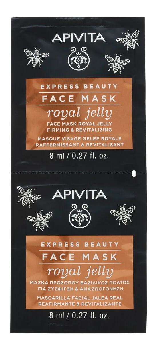 Apivita Express Beauty Opstrammende og Revitaliserende Royal Jelly Ansigtsmaske