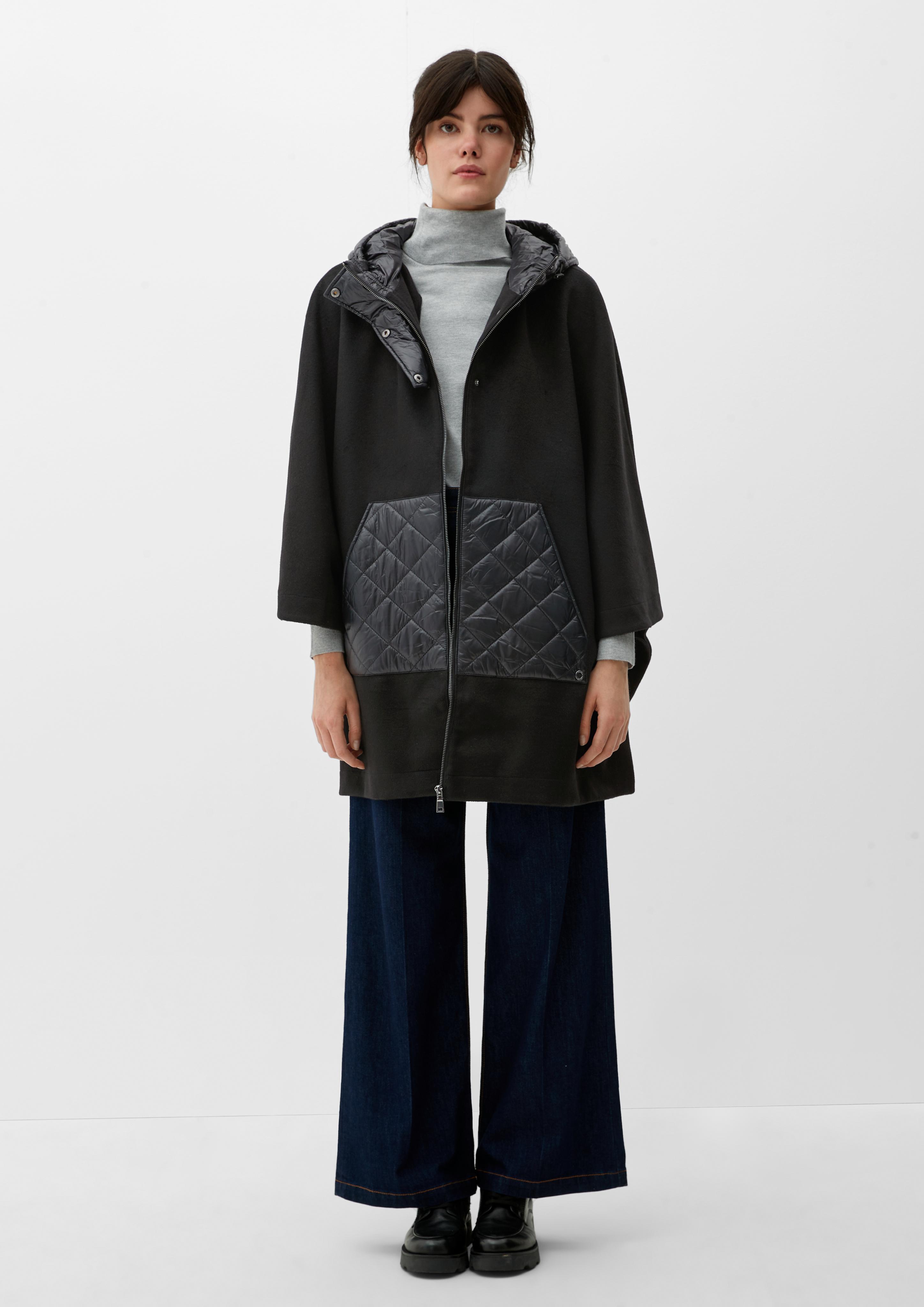 Poncho aus Wollmix  2120943-9999