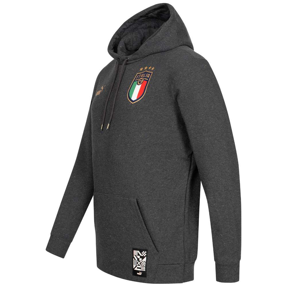 Italien FIGC PUMA FtblCulture Herren Kapuzen Sweatshirt 767136-09