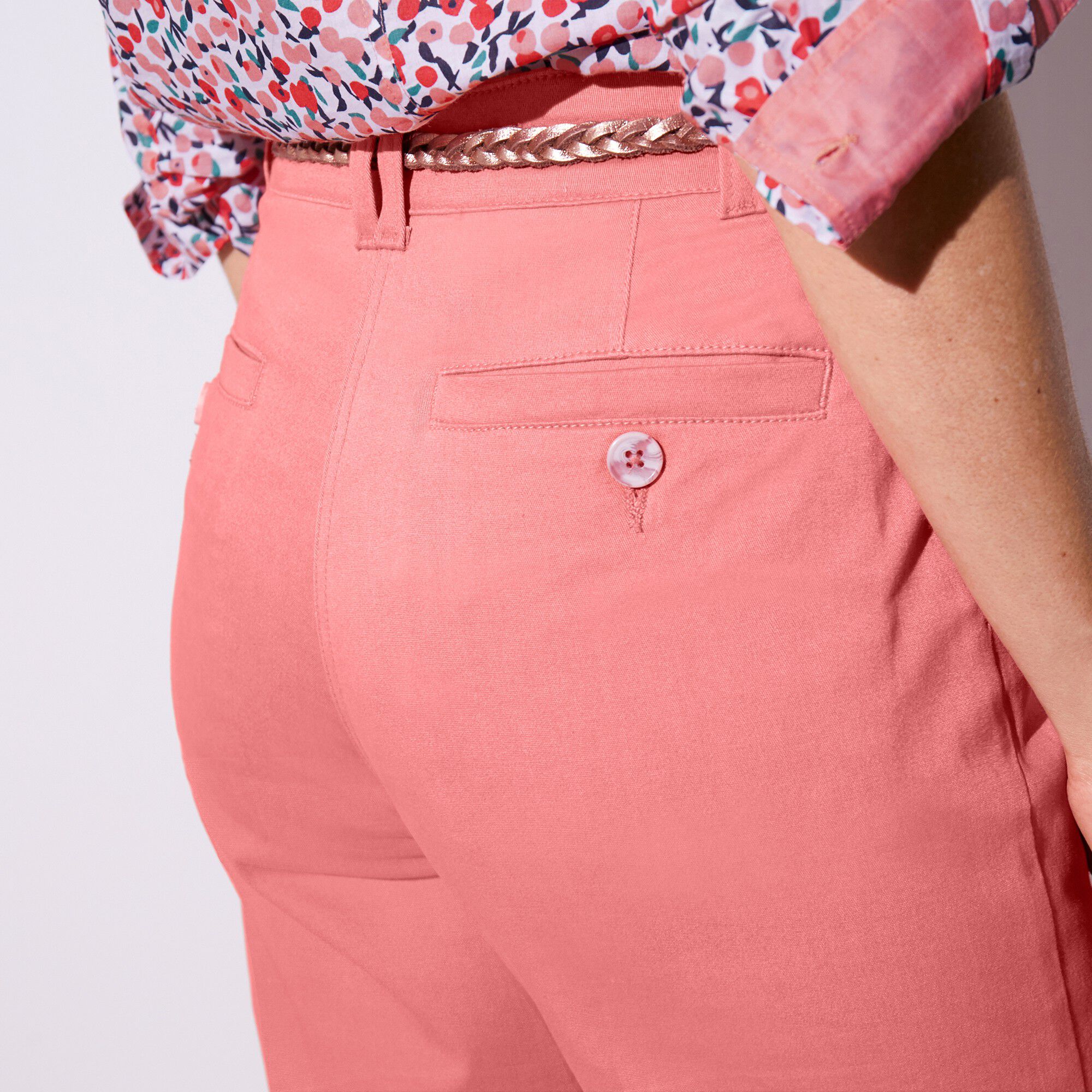 Ceinture tressée cuir