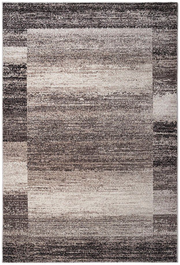 Teppich Beldre, my home, rechteckig, Höhe: 9 mm, mit besonders weichem Flor, Kurzflor, modernes Design, mit Bordüre