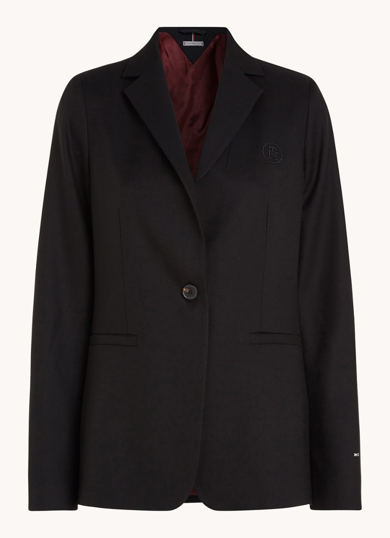 Sacou Tommy Hilfiger cu logo brodat