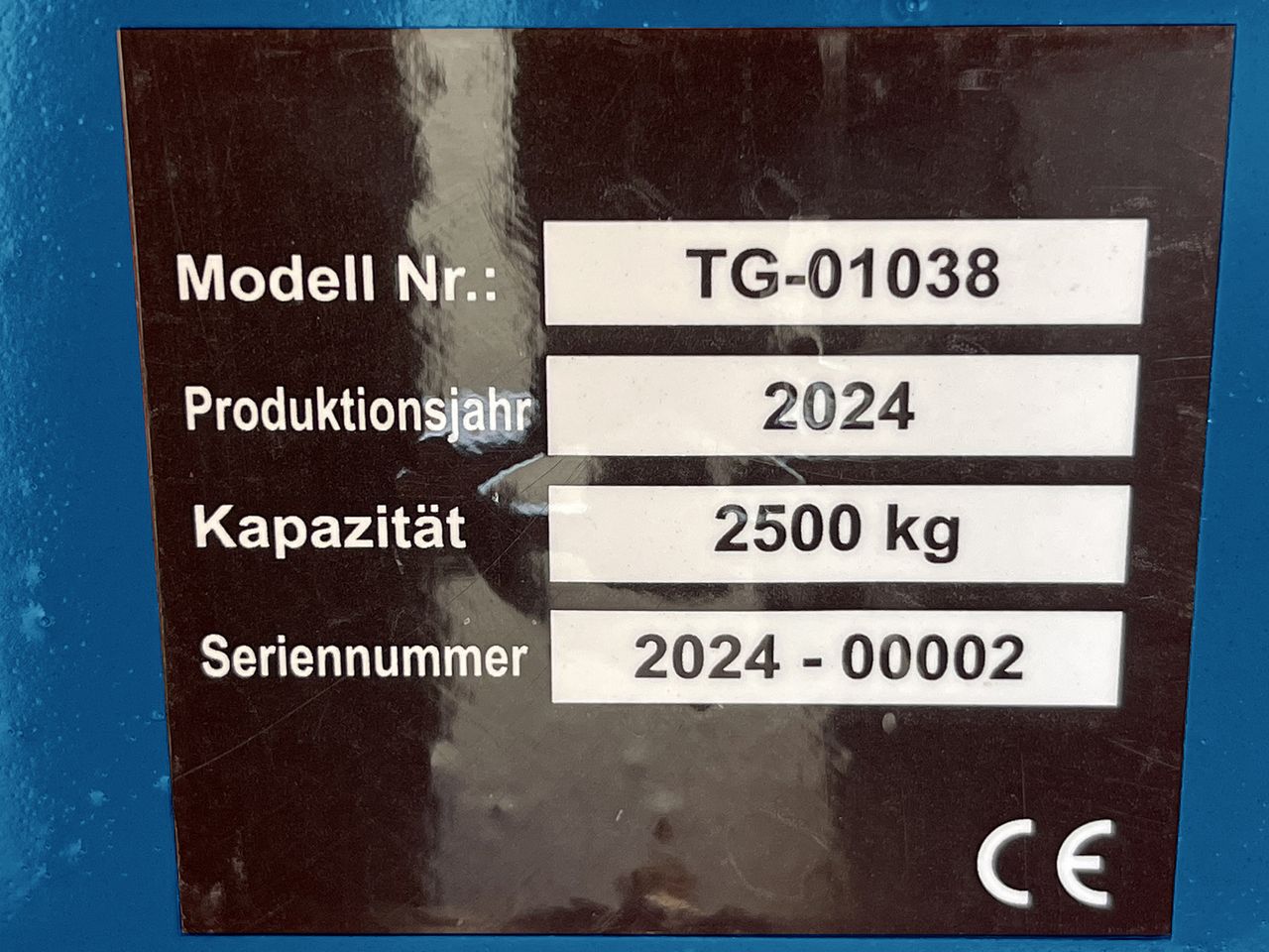 Kraft Werkzeuge Paletten Hubwagen 2,5T - blau