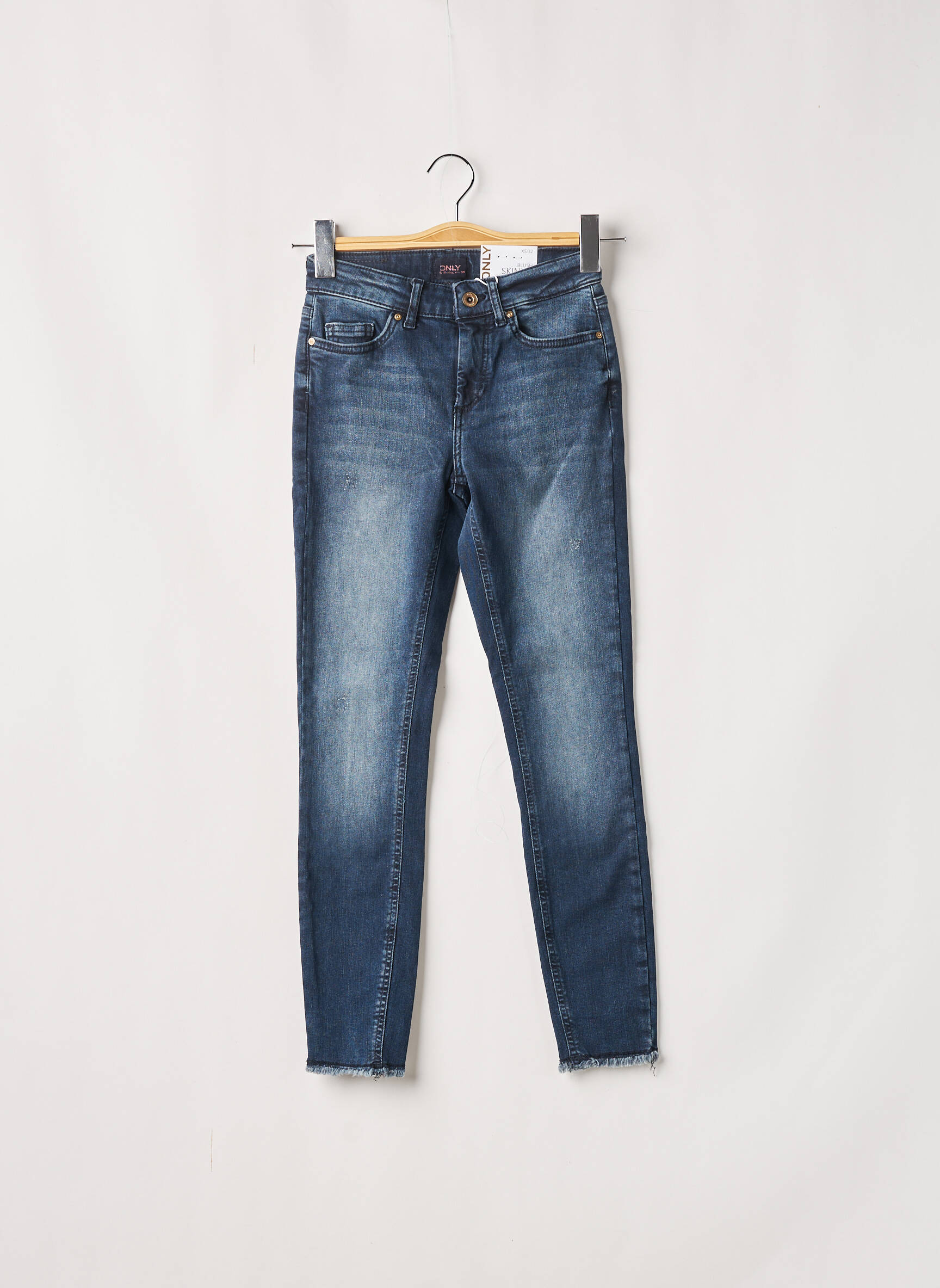 Only Jeans Skinny Femme couleur bleu