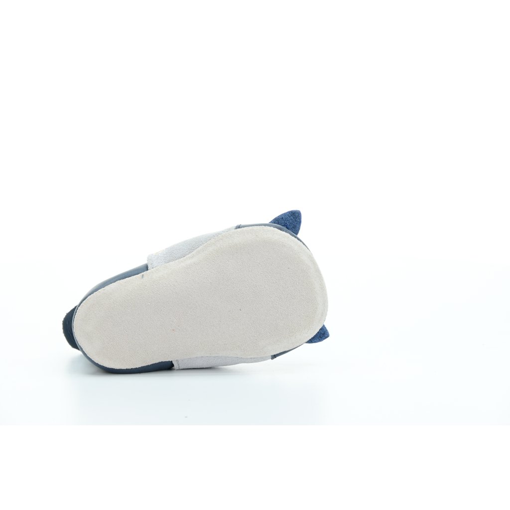Bobux Foxy Navy (Soft Sole) Krabbelschuhe