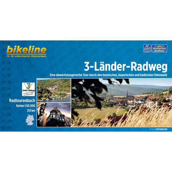BIKELINE 3-LÄNDER RADWEG - Radwanderführer