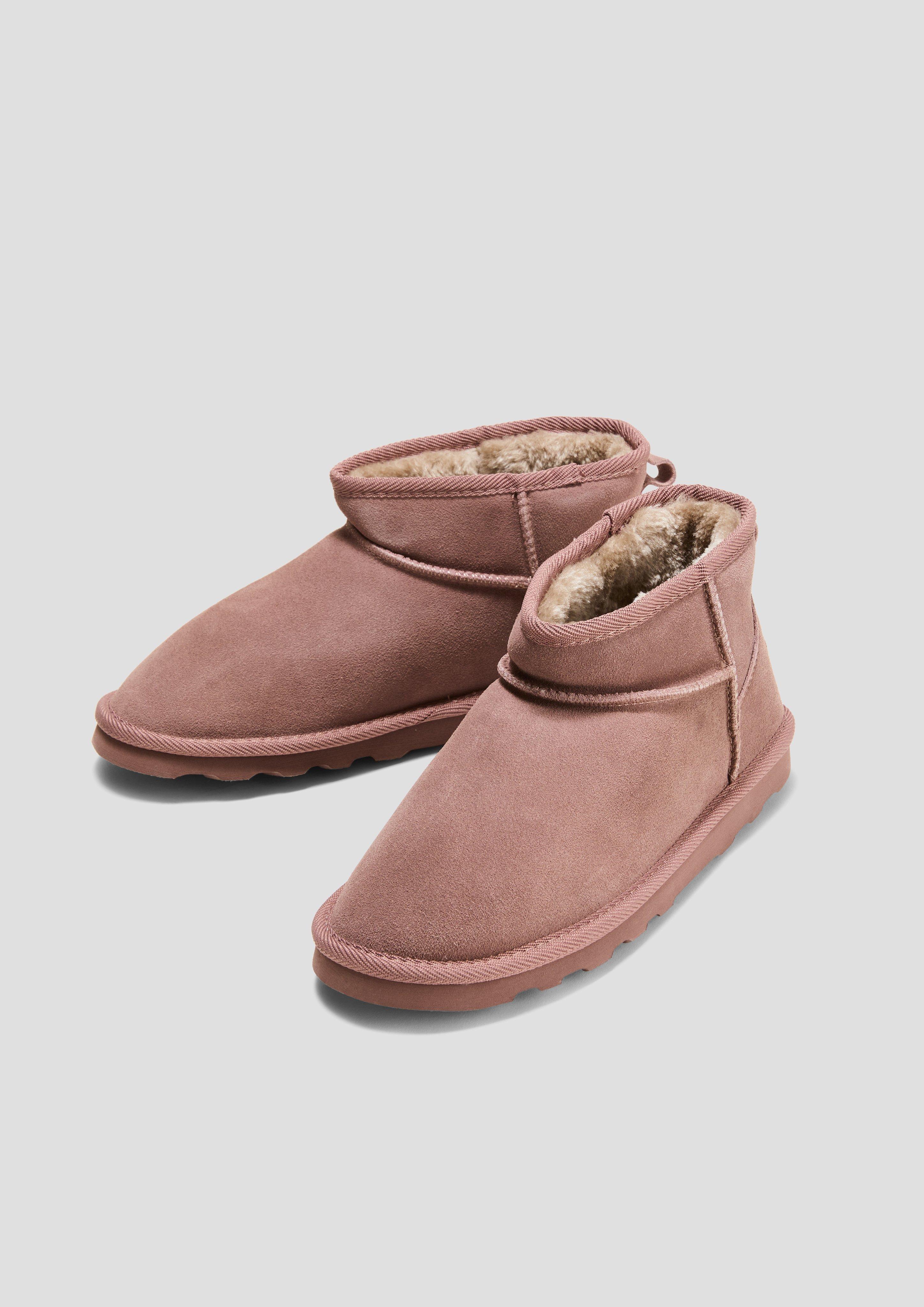 Flache Stiefel aus Leder  6008583-512